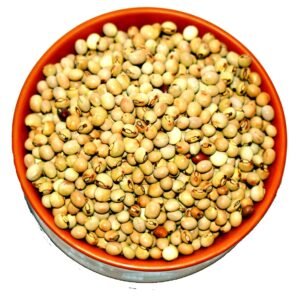 "Organic Tor Pahari Dal in a bowl with spices." "Traditional Uttarakhand Pahari Dal served with rice and vegetables." "Resealable packaging of organic Tor Pahari Dal."