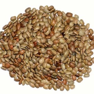 "Organic Gahat Dal in a bowl with dried horse gram seeds." "Traditional Gahat Dal curry served with rice and vegetables." "Eco-friendly packaging of organic Gahat Dal."